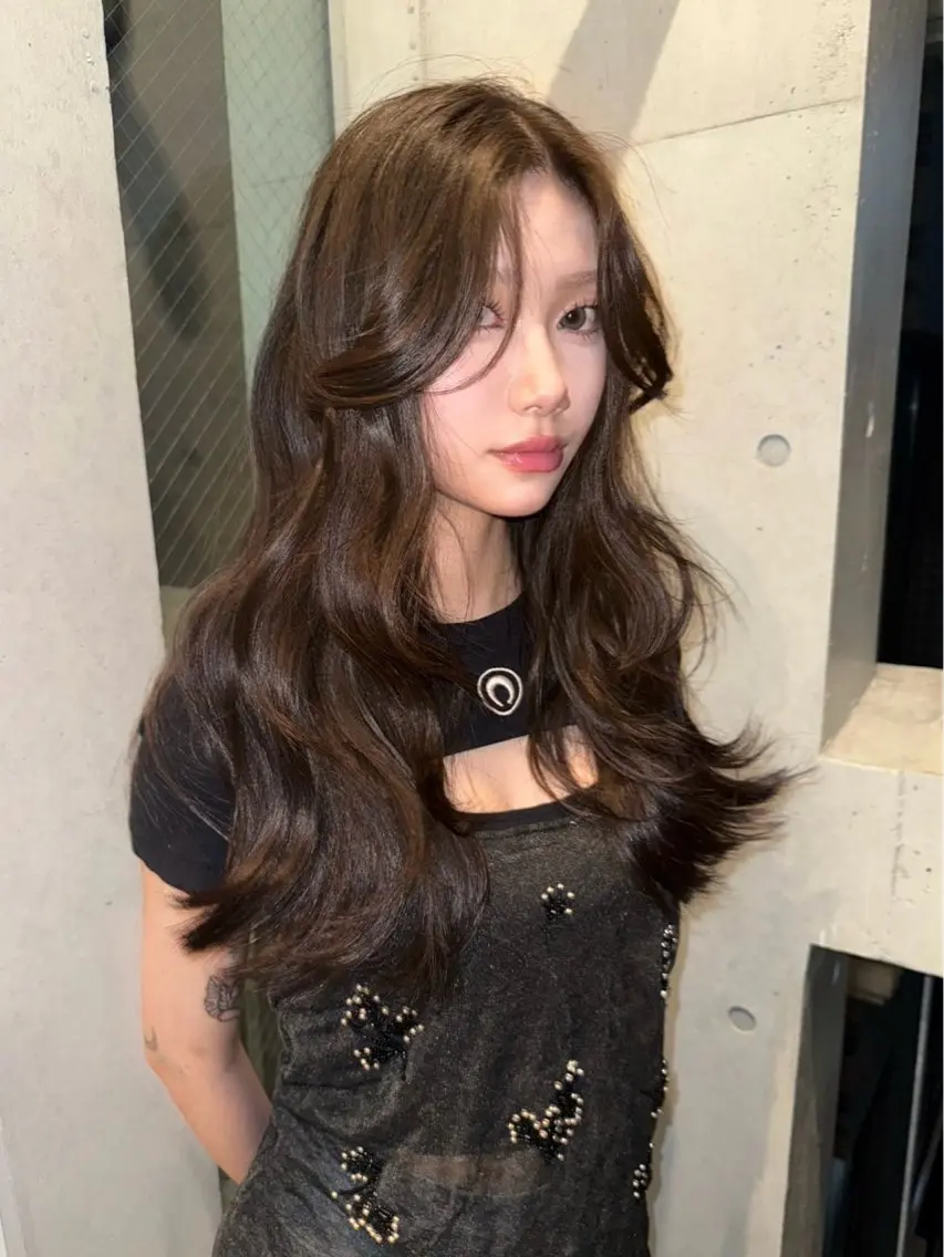ロング ヘアカラー トリートメント SIKI ゆうのヘアスタイル