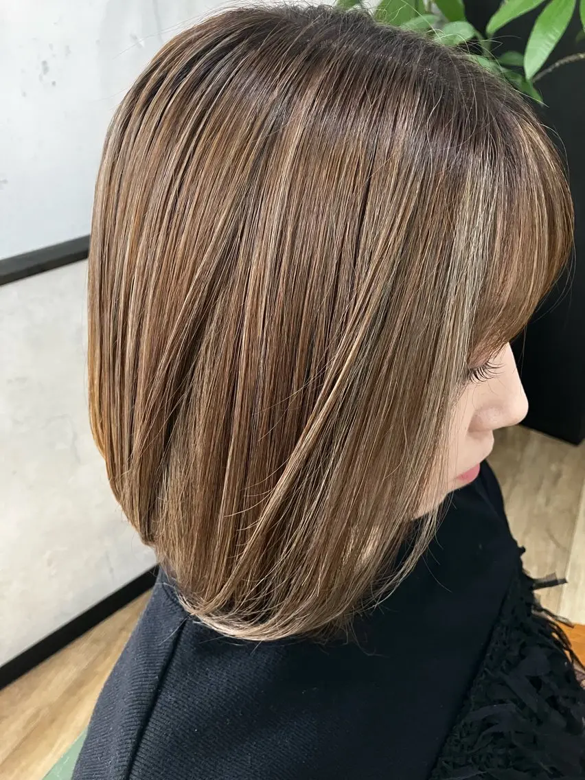 カラー ハイライトカラー pifdesign ⭐︎mikikoのヘアスタイル