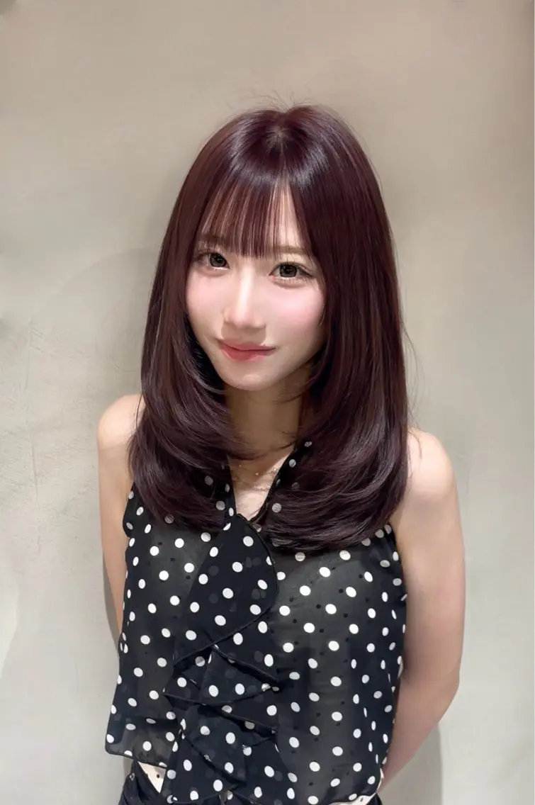 カラー ヘアカラー 麻衣里 /ワンホンカラー🎀のヘアスタイル