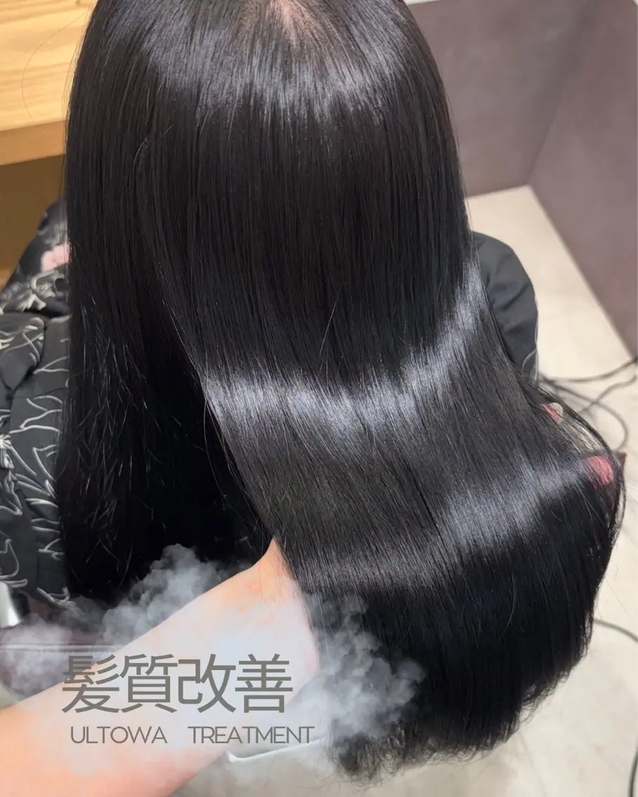 ミディアム カラー カット ヘアカラー トリートメント 再現性特化💘透明感 🩵 Minami.のヘアスタイル