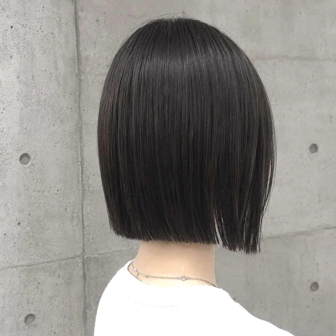 ショート 切りっぱなしボブ ボブ ミニボブ/レイヤー ボブ/渋谷/ 宍戸のヘアスタイル