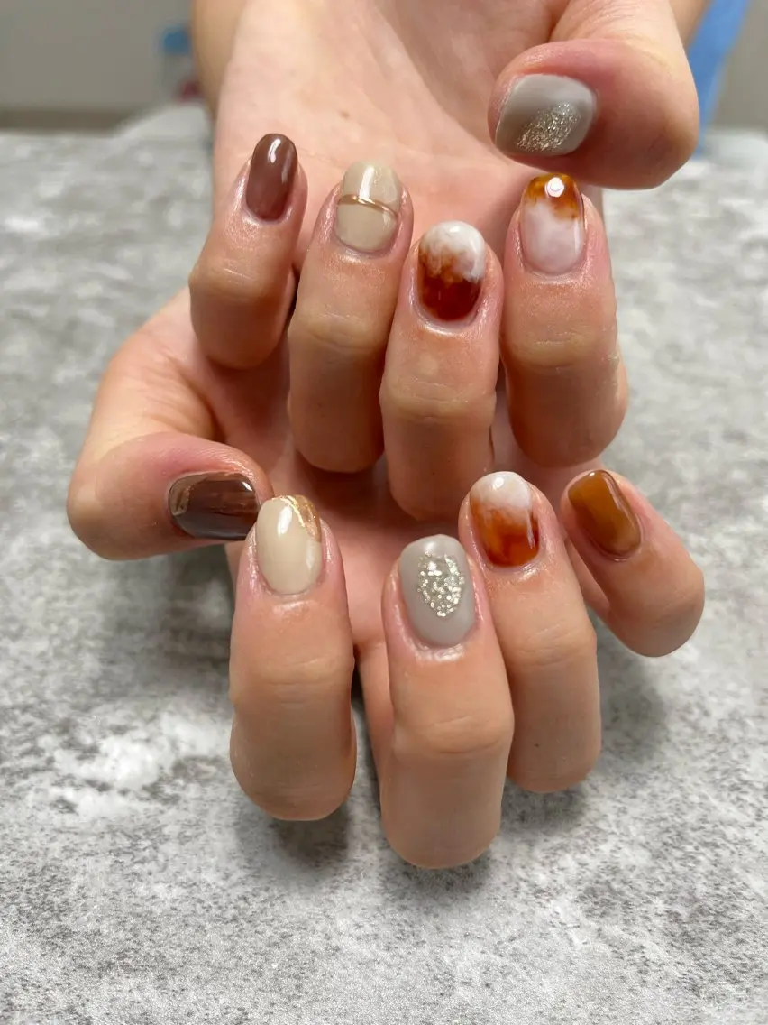 ネイル ハンドネイル Same🎀 所沢ネイルサロンのネイルデザイン