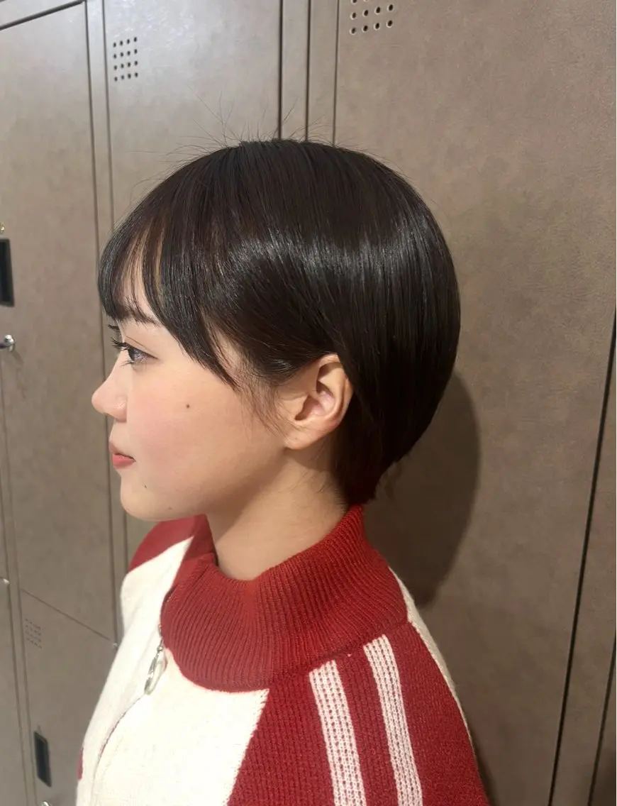 ショート 髪質改善×透明感カラ ー/新宿/SHOKIのヘアスタイル