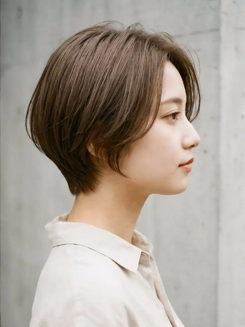 ショート ボブ 髪質改善 ショートヘア カット ヘアカラー トリートメント ショート×髪質改善 【松戸】澤田　周のヘアスタイル