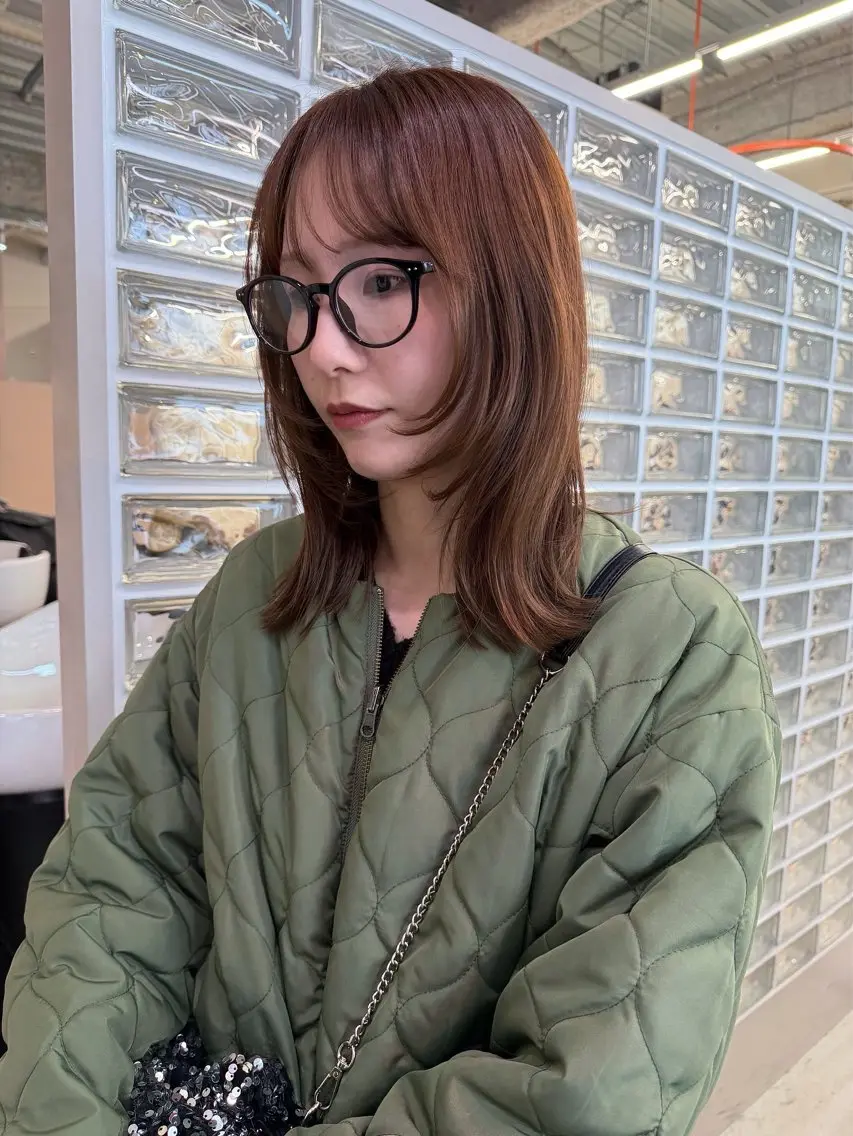 【人気No.2🥈】カット+艶カラー+Aujua5ステップTR 阪急淡路の写真