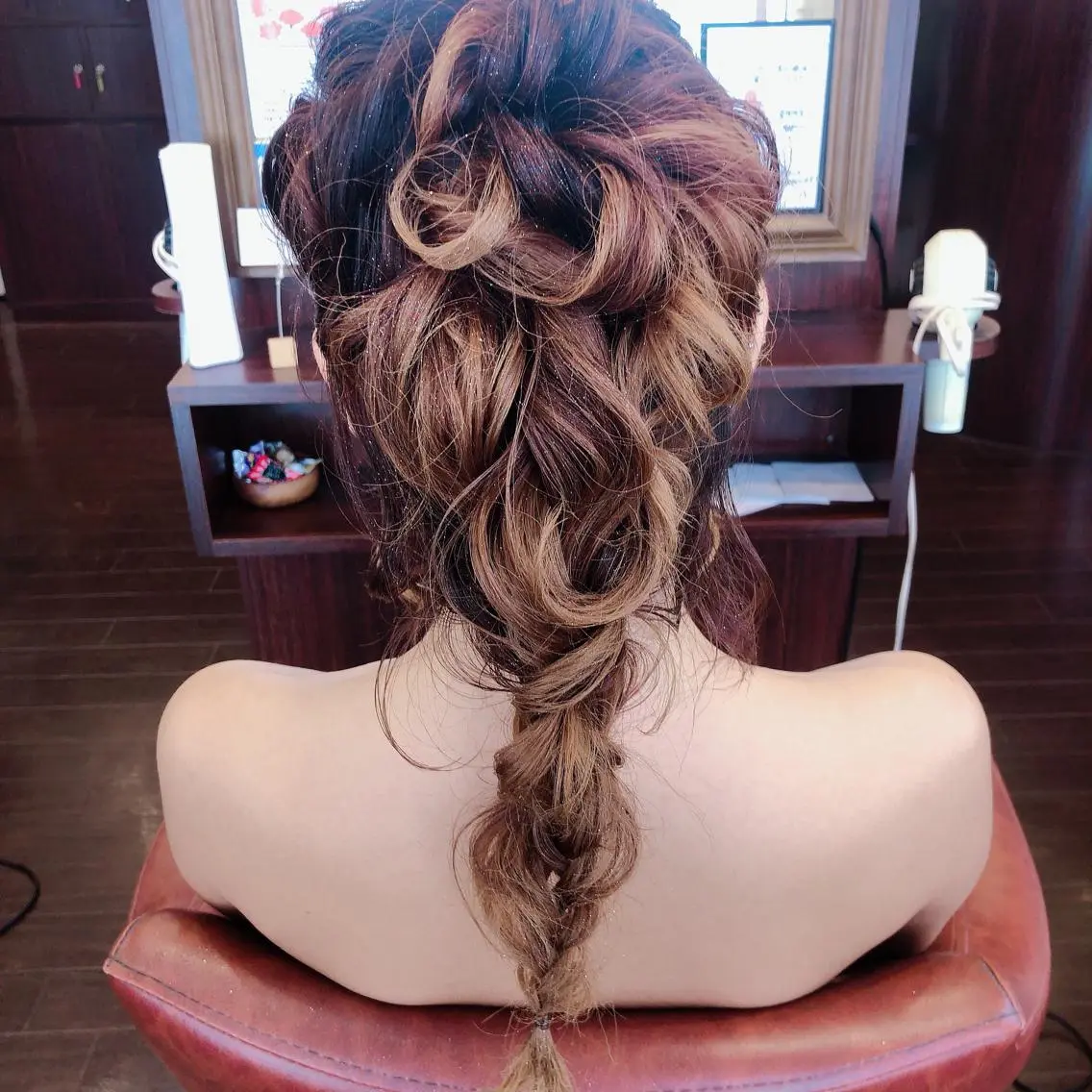 セミロング ヘアアレンジ 代表 YUKI ☆のヘアスタイル