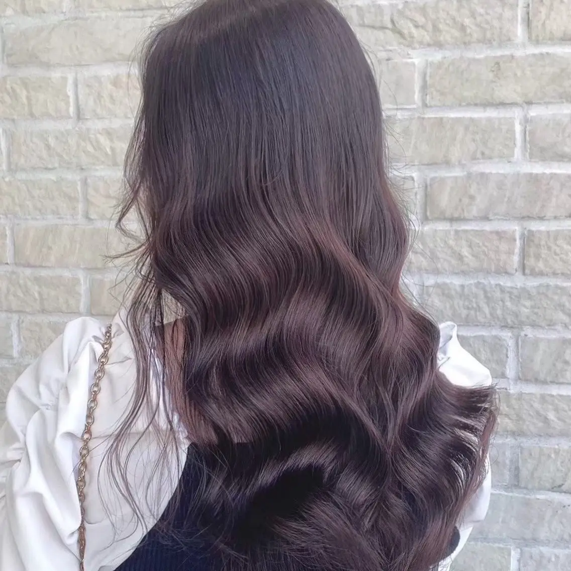 ロング カラー 縮毛矯正/ワンカラー モデル募集🫧羽夏のヘアスタイル