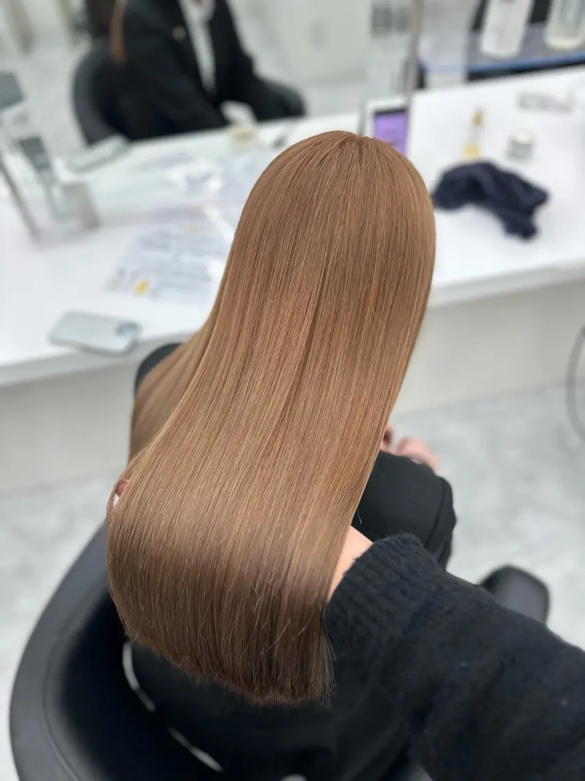 ロング カラー 髪質改善 ヘアカラー ヘッドスパ ヘアセット 似合わせstyle ❤︎misaki❤︎のヘアスタイル