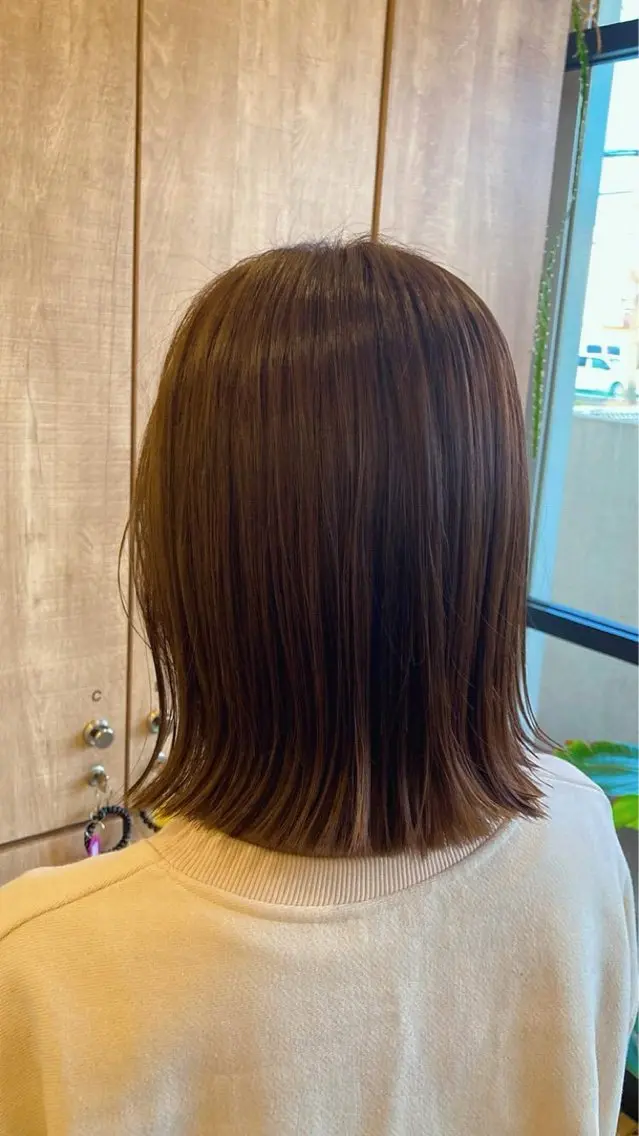 ミディアム カラー ヘアカラー RAPTURE 宇野栞菜のヘアスタイル