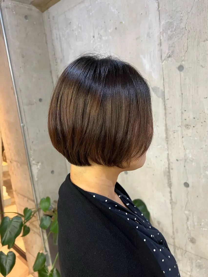 ショート ショートボブ ボブ ショートヘア momo /鍛冶屋町のヘアスタイル