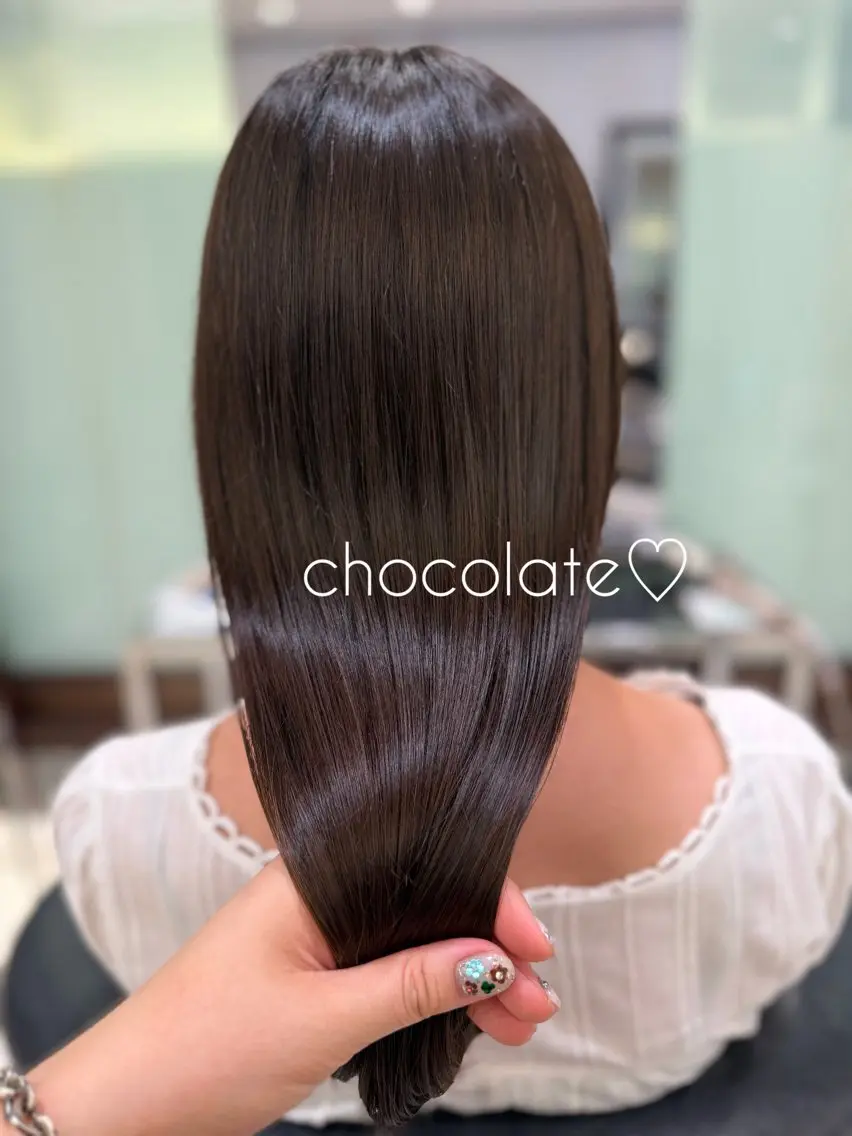 ロング カラー 透明感カラー ヘアカラー トリートメント 韓国カラーお任せ❤️ アサコサユリ🎀の眉毛・アイブロウイメージ