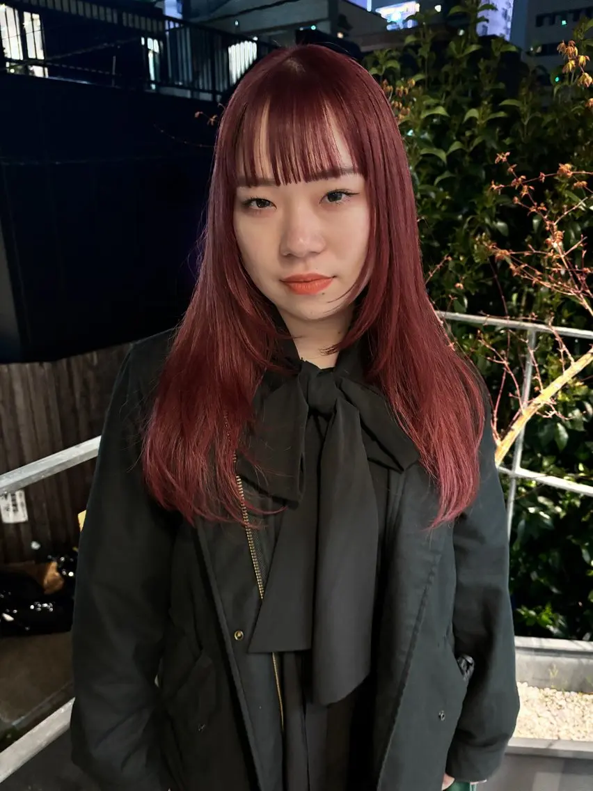 ロング カラー カット ヘアカラー トリートメント yuuna/ ハッシュカット🎀のヘアスタイル