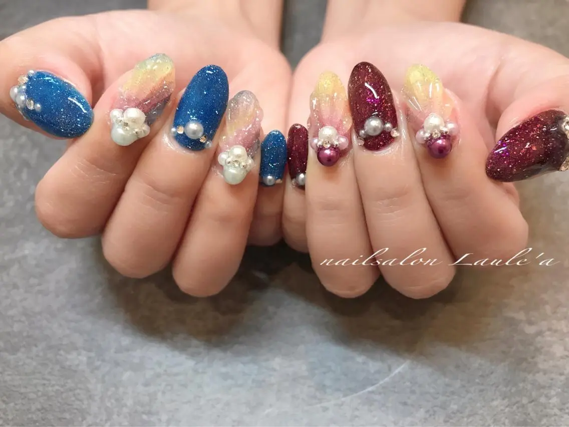 ネイル ハンドネイル nailsalon Laule'aのネイルデザイン