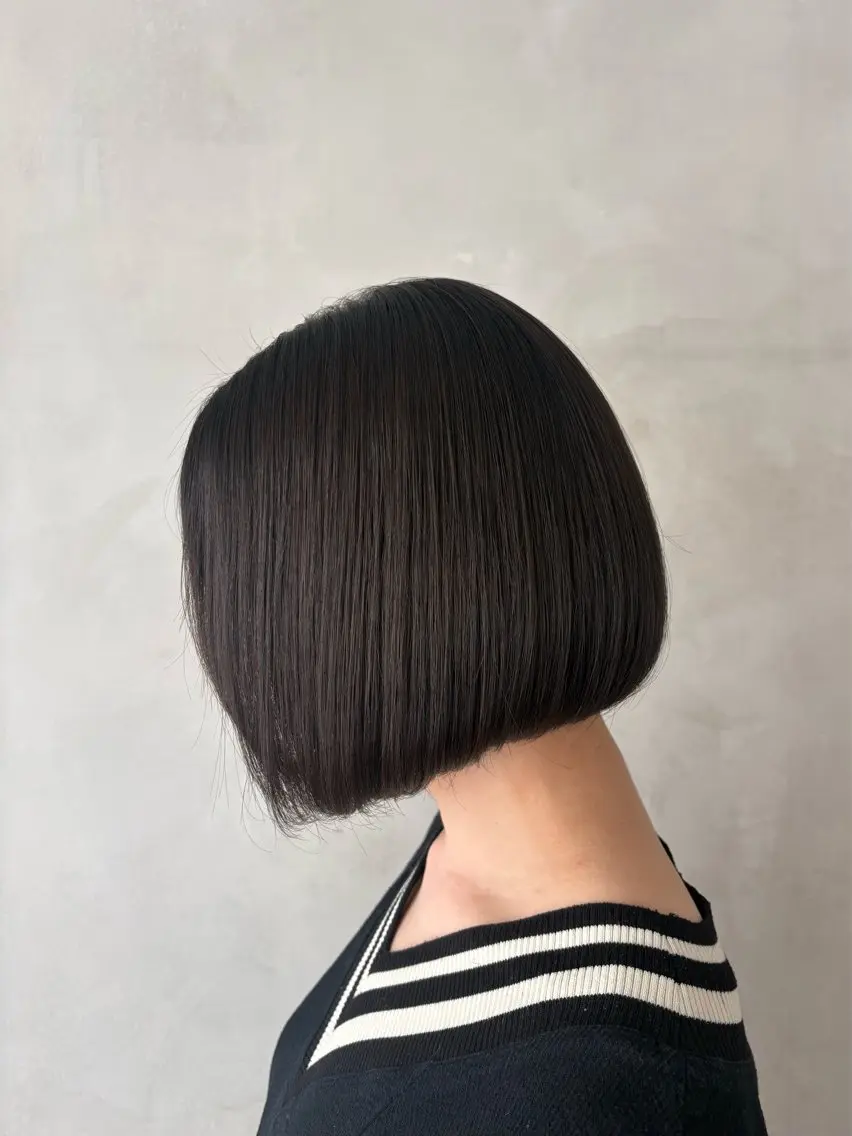 ミディアム カット 縮毛矯正 🐈外山　ユカリ🐈 モデル募集中のヘアスタイル