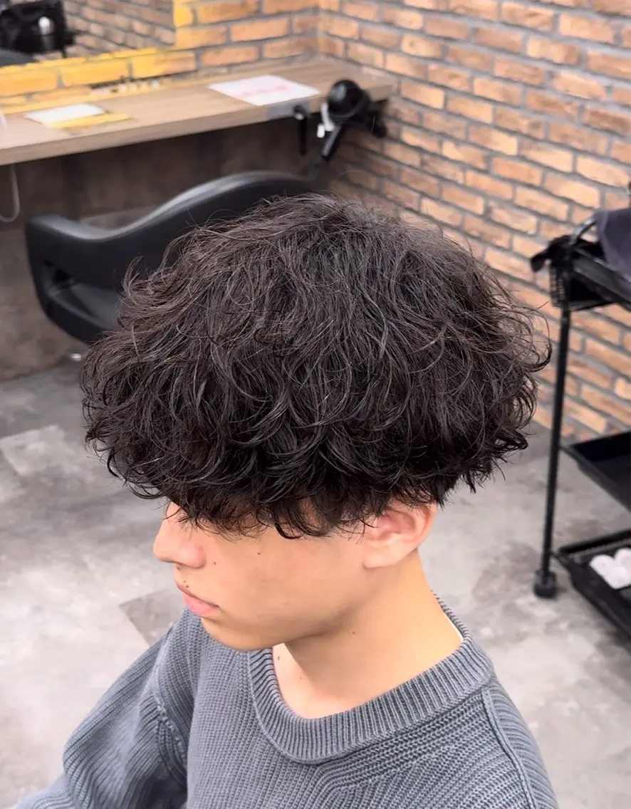 パーマ メンズ カット パーマ パーマ特化/ MANARUのヘアスタイル