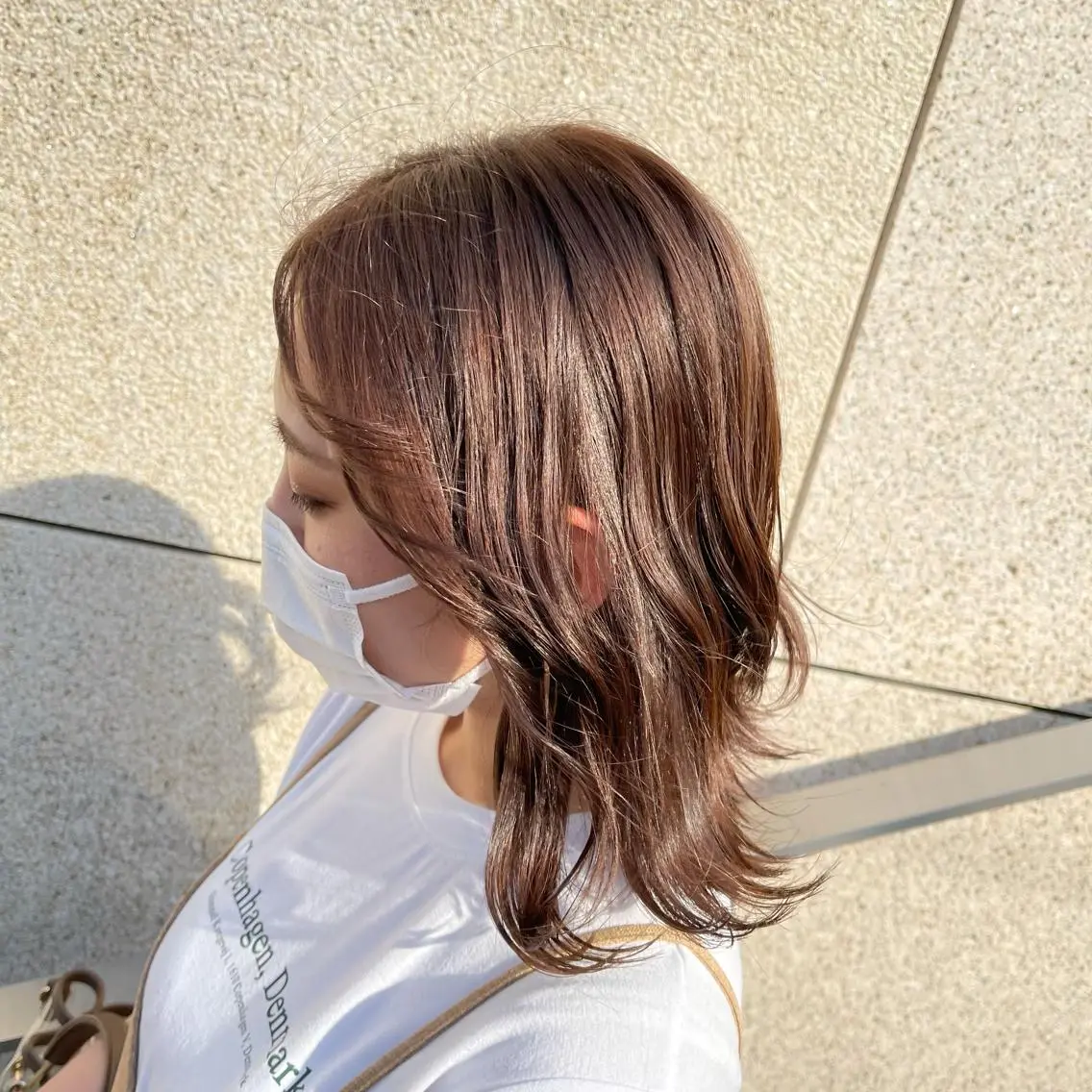 ミディアム カラー ベージュカラー カット 📍葛西りんたろう/ ENVのヘアスタイル