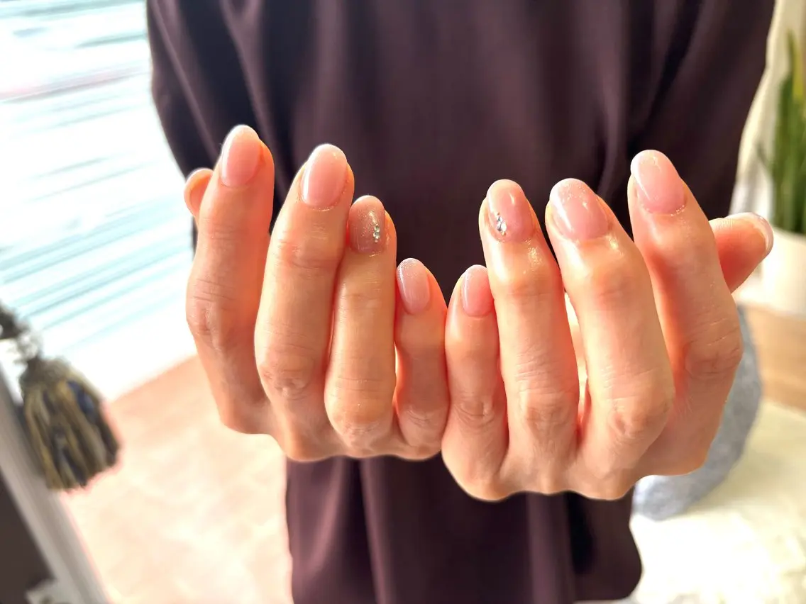 ネイル オフィスネイル シンプルネイル ハンドネイル nailsister まゆのネイルデザイン