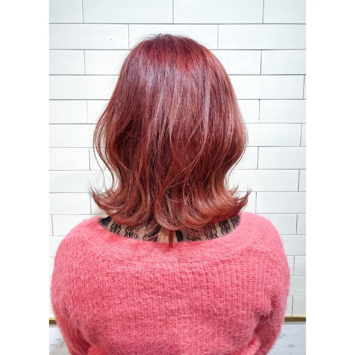 ミディアム EIGHT plum TOKIOリミテッドのヘアスタイル