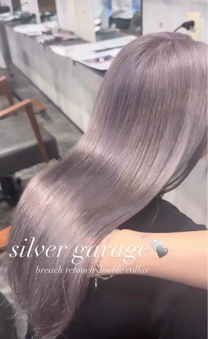 ロング カラー ヘアカラー 五味 亜有里のヘアスタイル