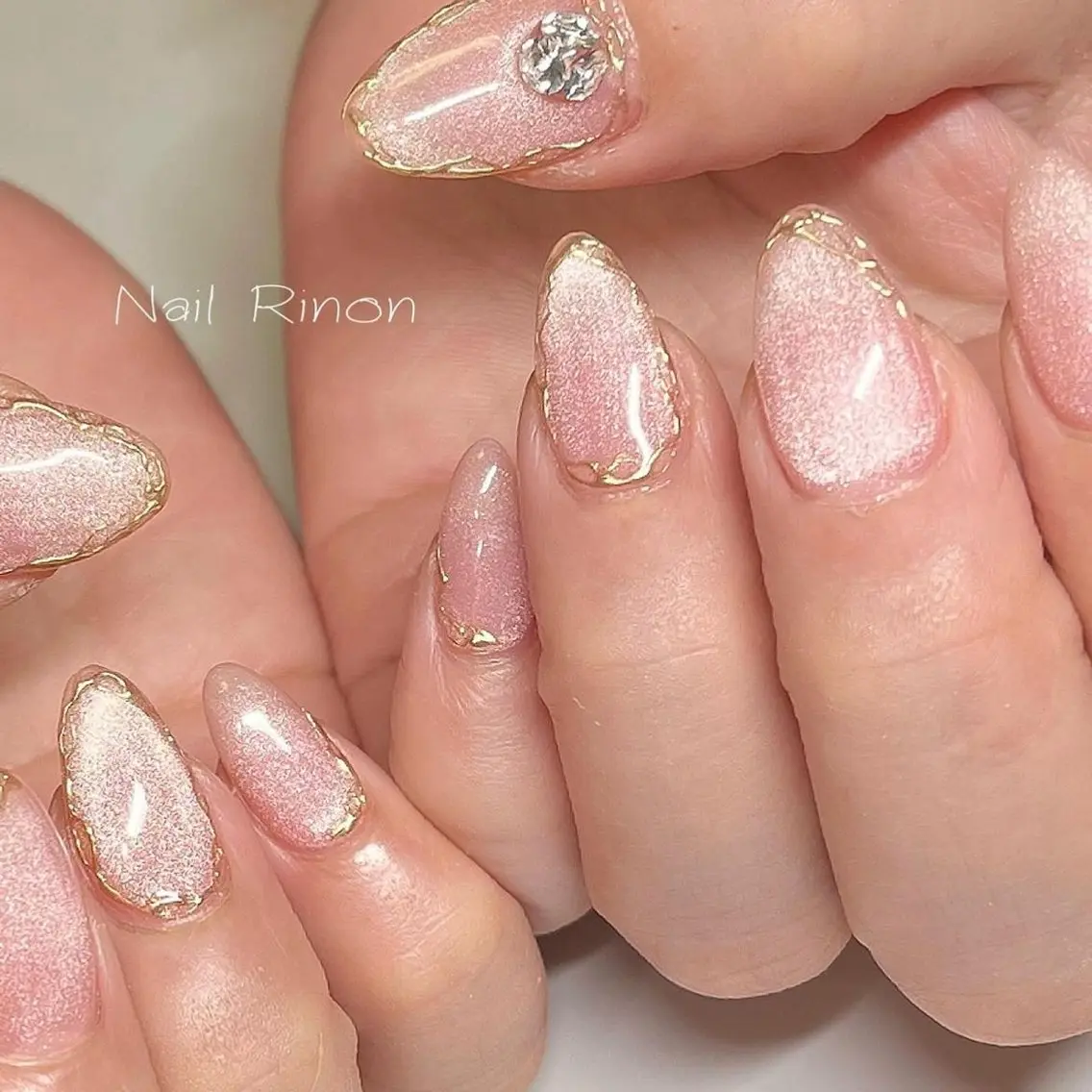 ネイル マグネットネイル Nail Rinonのネイルデザイン