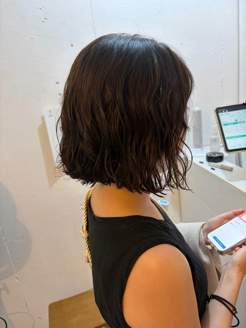 ショート パーマ カット パーマ 天神・大名 aoiのヘアスタイル