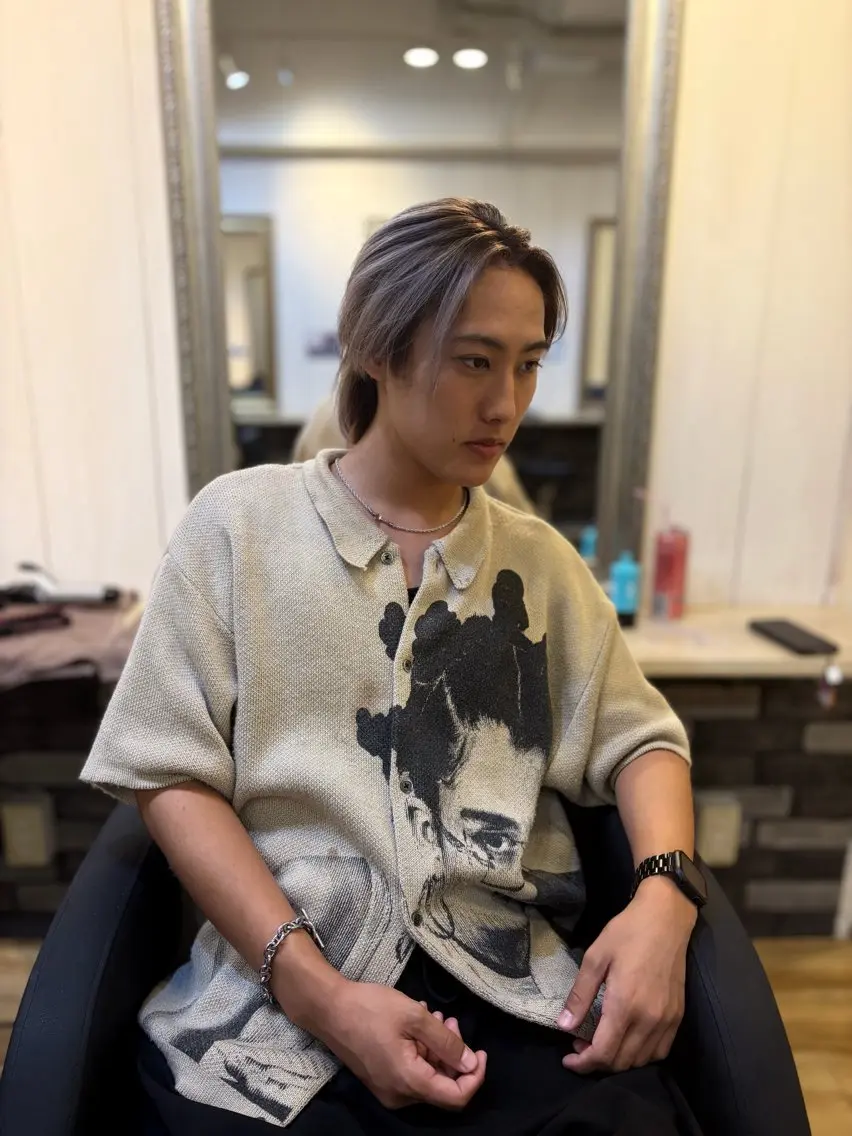 ハイライト・バレイヤージュ・インナーカラー+ダブルコートトリートメントの写真