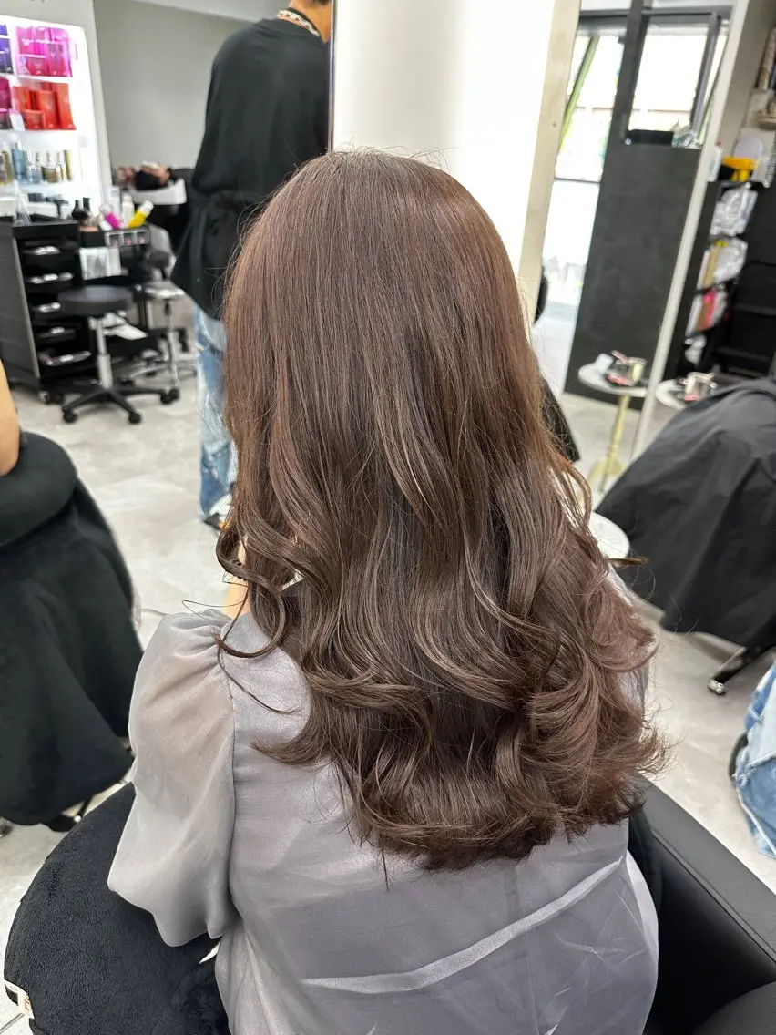 ロング カラー ヘアカラー トリートメント 【メンズ特化美容師】 Toma🎯のヘアスタイル