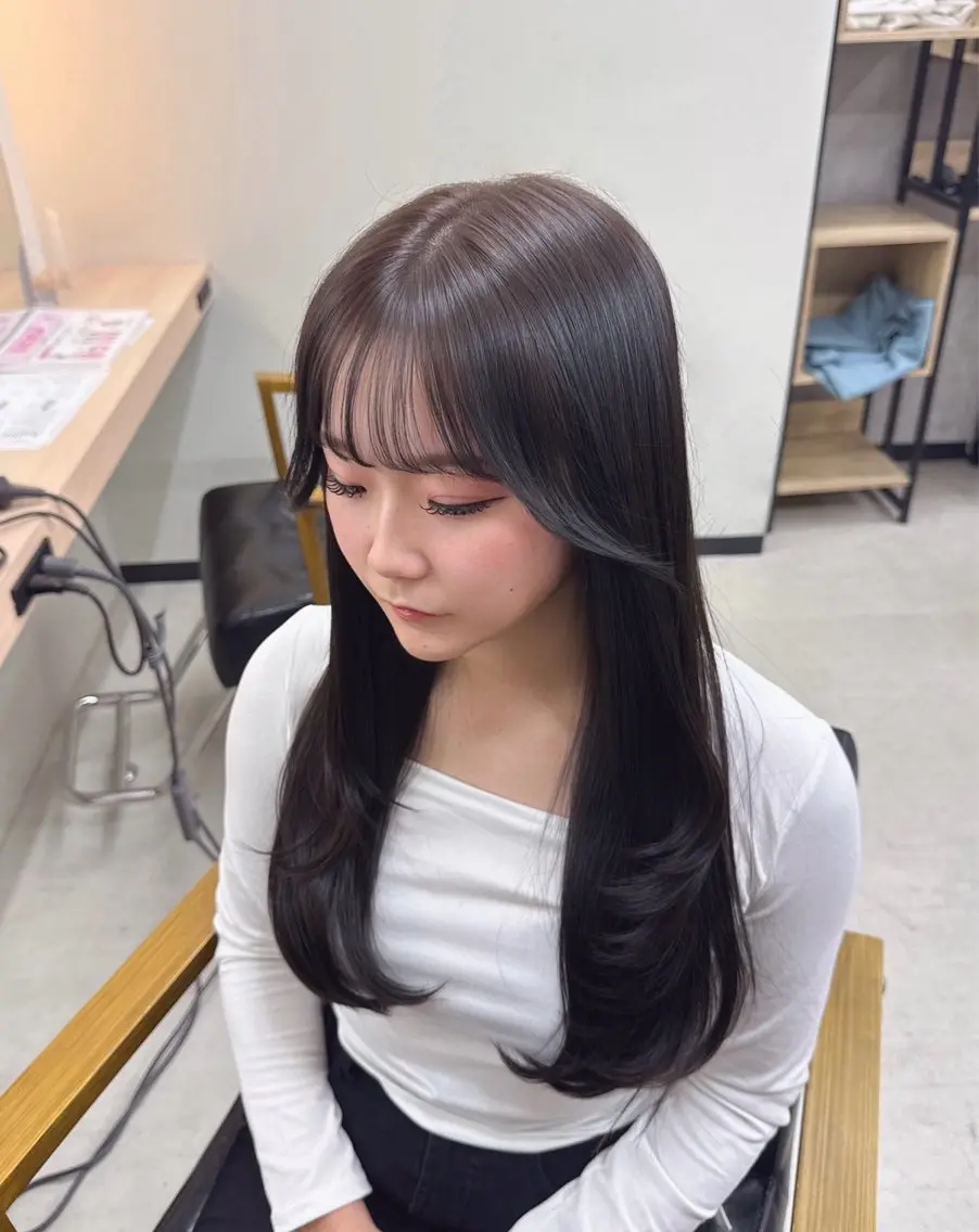ロング 【ALEAP】 𝐇𝐀𝐊𝐔のヘアスタイル