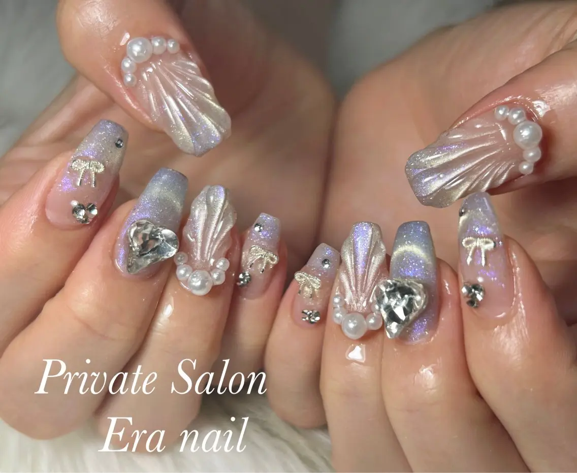 ネイル 持ち込み ハンドネイル Era nailのネイルデザイン
