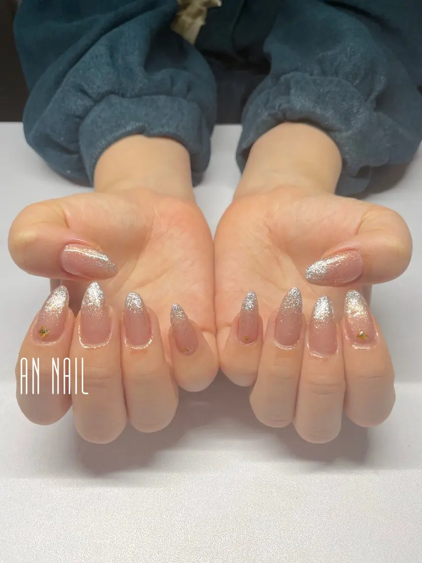 ネイル グラデーション 春ネイル AN Nailのネイルデザイン