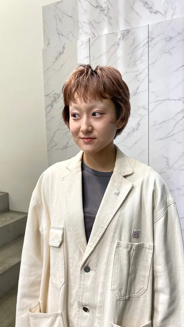 ショート マツザキ マナトのヘアスタイル