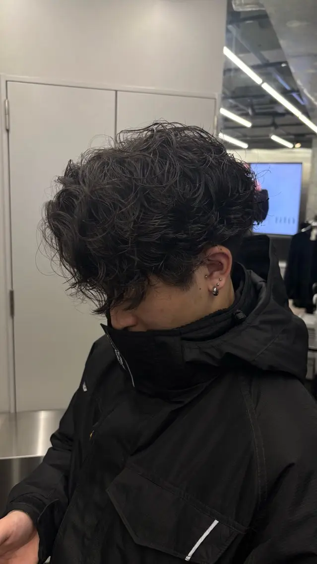 ショート パーマ カット パーマ fifth原宿 AiRi🧸のヘアスタイル