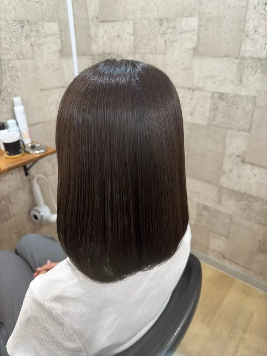 ミディアム カラー カット トリートメント Garden 浅草蔵前のヘアスタイル