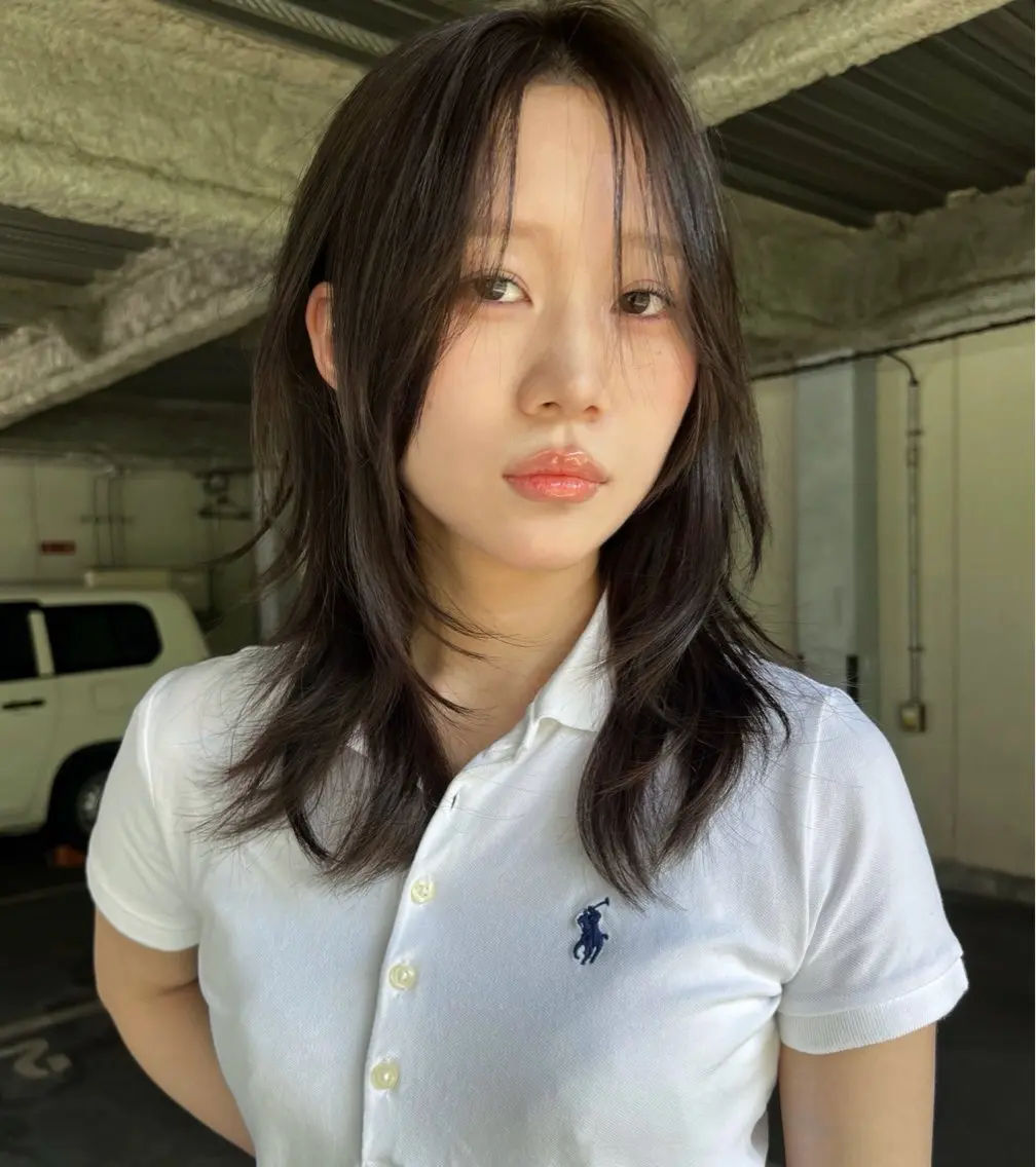 ミディアム カラー カット ヘアカラー ハッシュカット カシマハヤトのヘアスタイル