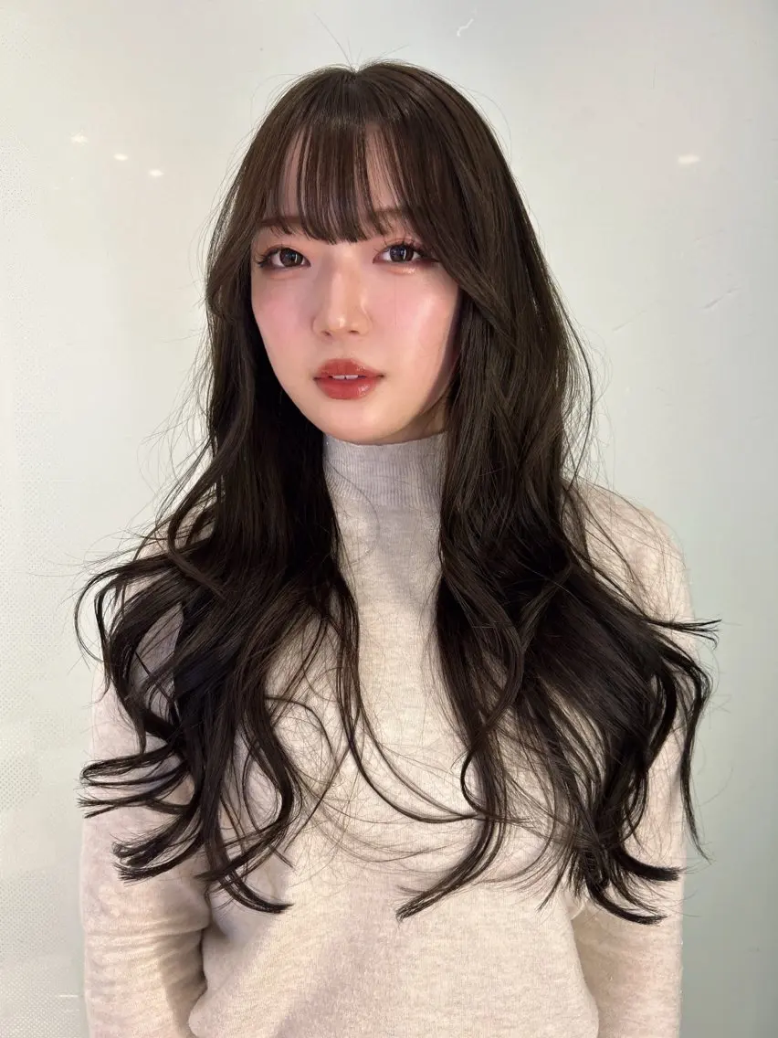 ロング レイヤーカット 高山沙来/ストレート パーマ特化/縮毛矯正のヘアスタイル