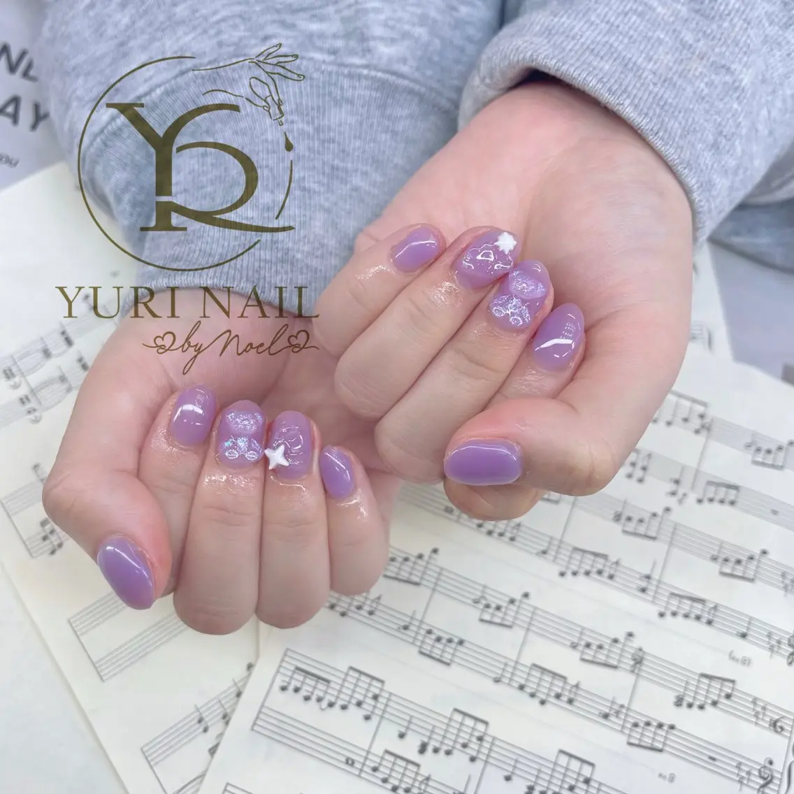 ネイル チークネイル フットネイル フレンチネイル グラデーション キラキラネイル ハンドネイル フットネイル ハンドケア YURI Nail Funabashiのネイルデザイン