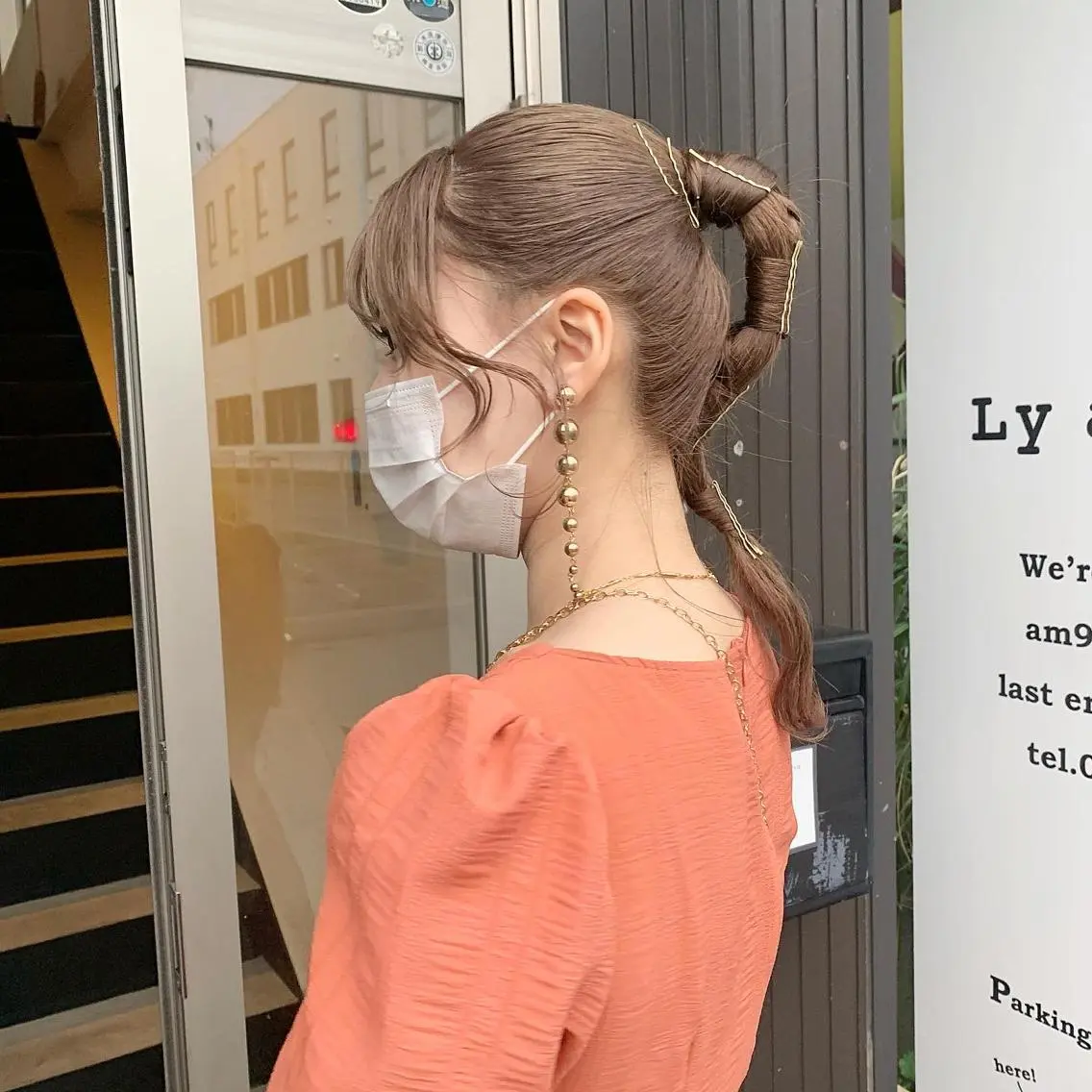 セミロング カラー カット ヘアカラー トリートメント 本間 結衣のヘアスタイル