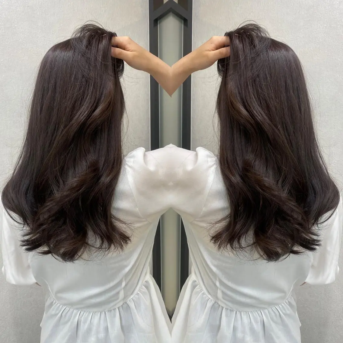 ロング カラー tocca 💜石田愛結💜のヘアスタイル