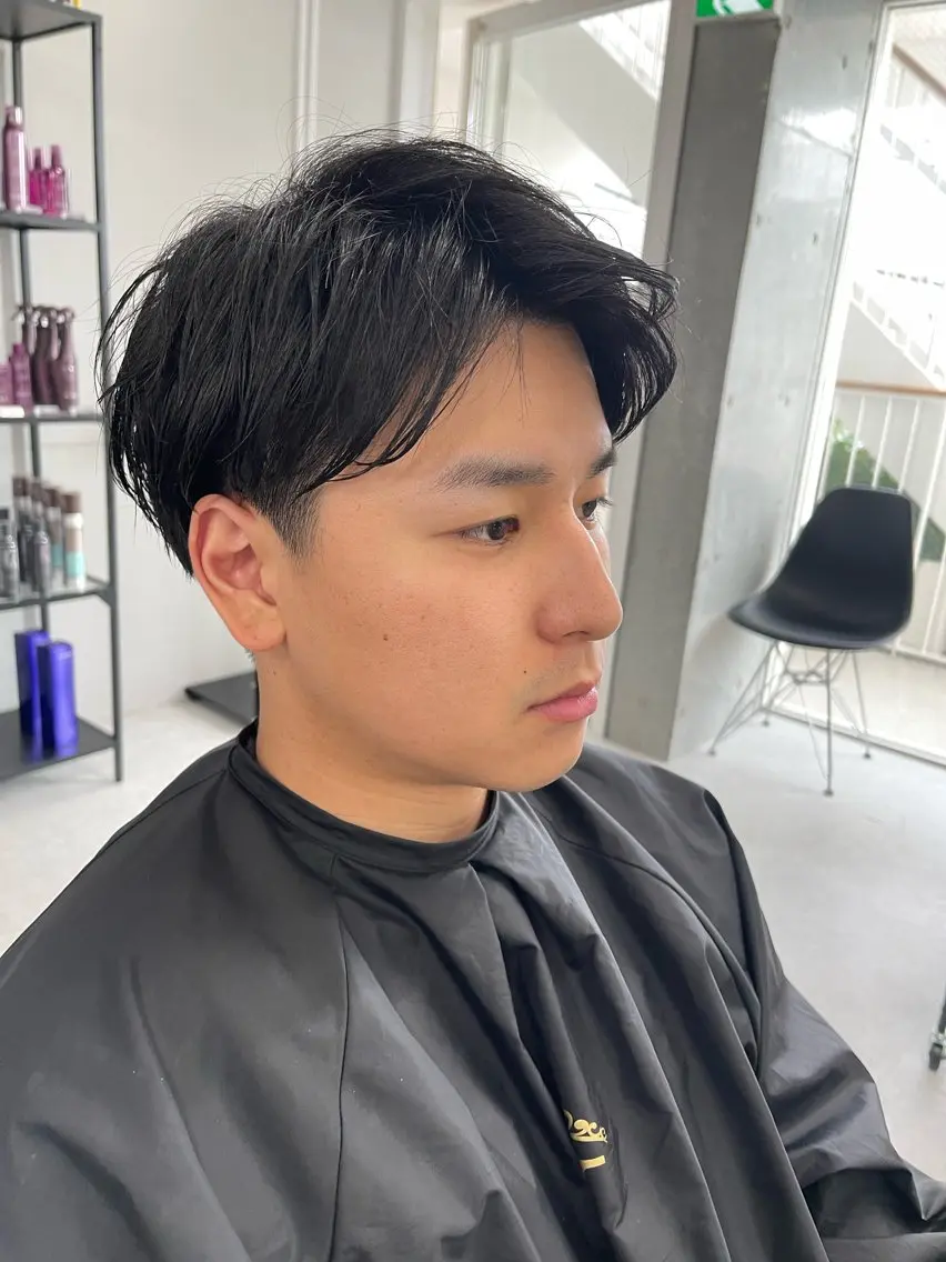 メンズ バレイヤージュ特化/ アキラのヘアスタイル