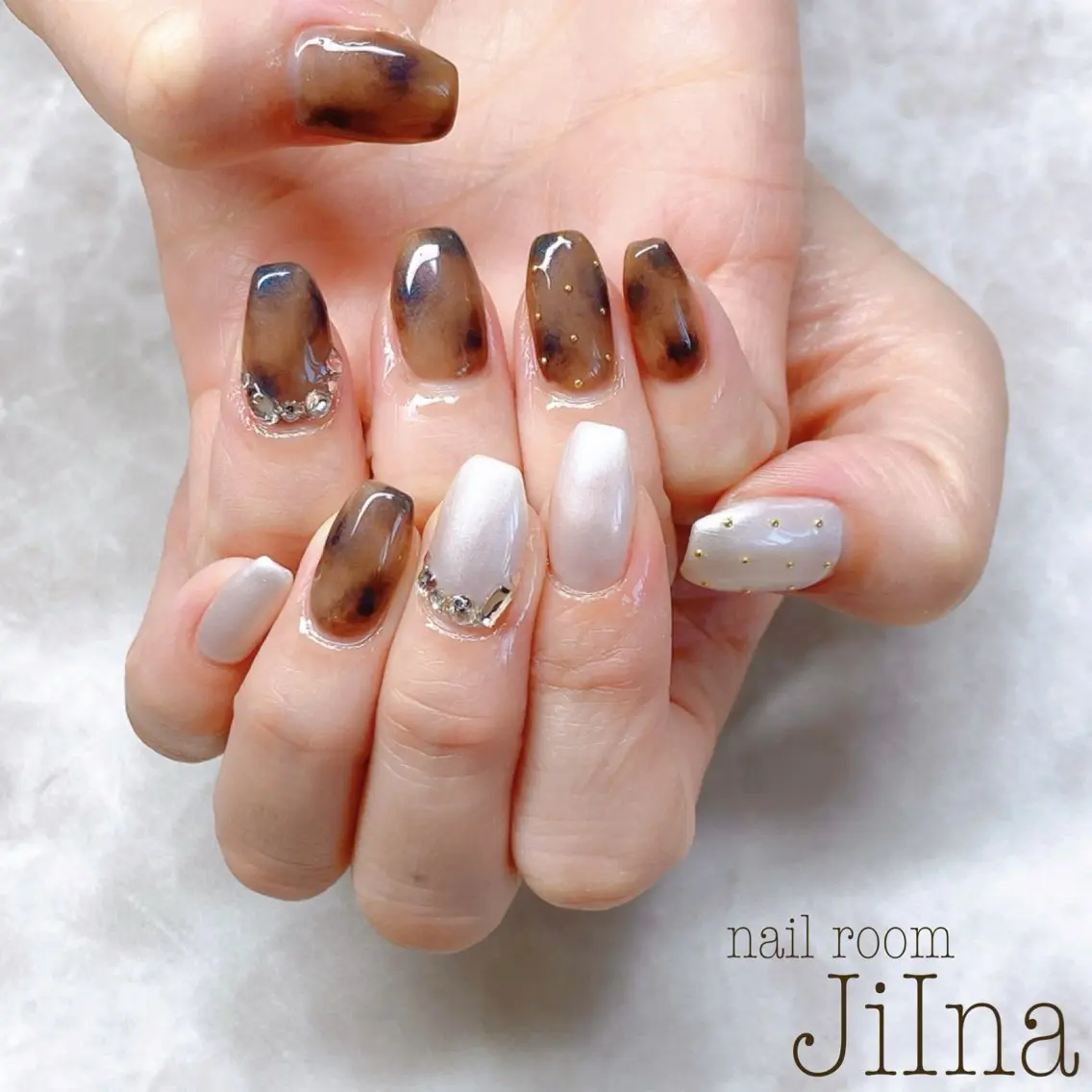 ネイル 持ち込み JiIna nailのネイルデザイン