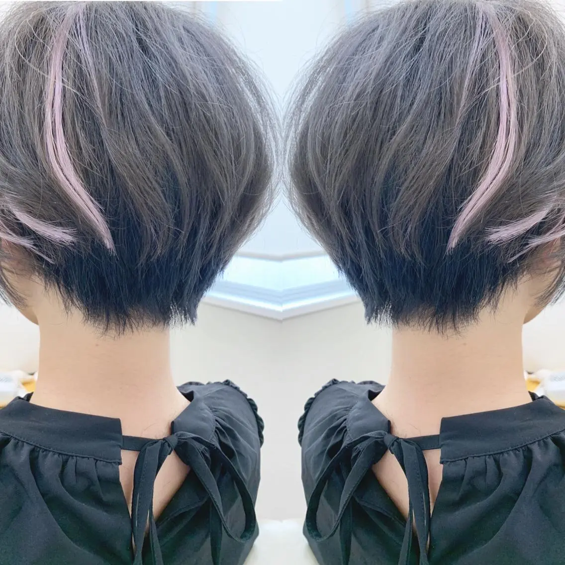 ショート ボブ カット ヘアカラー H (エイチ) 烏丸御池店のヘアスタイル