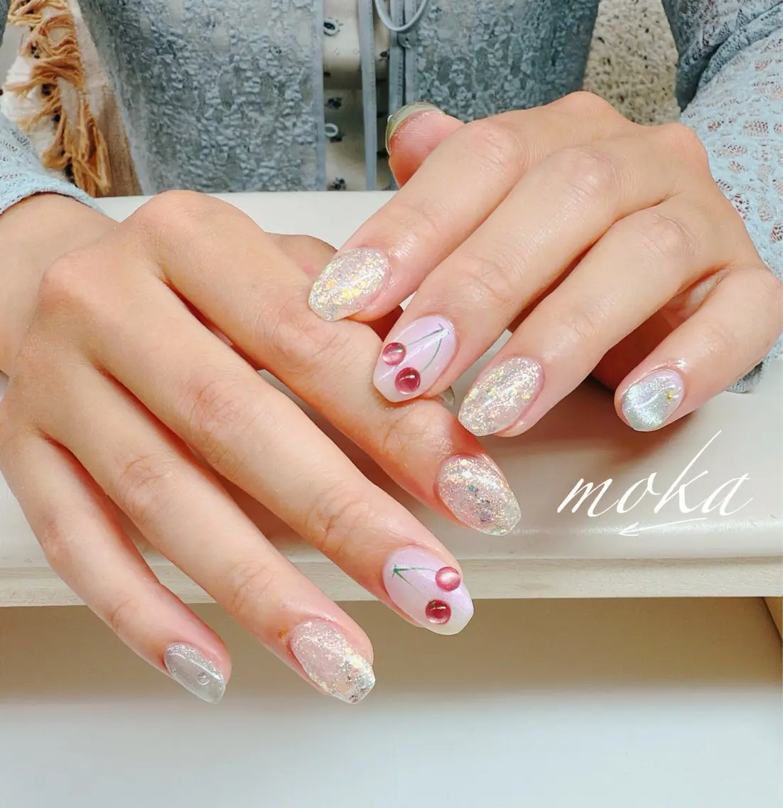 ネイル ハンドネイル ハンドケア 胡蝶蘭レディースサロ ンNailMOKAのネイルデザイン