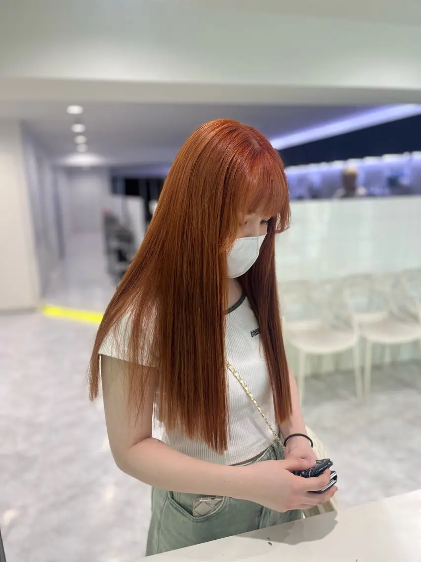 ロング カラー ヘアアレンジ ヘアカラー トリートメント ヘアセット 💗横浜美容室 💗HARUNAのヘアスタイル