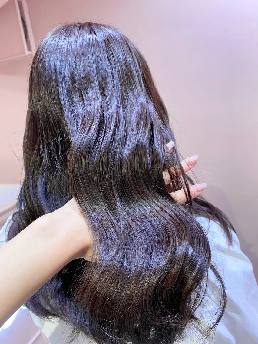 【💜抜け感ラベンダーカラーにしたい方はこちら💜】艶々ラベンダーの写真