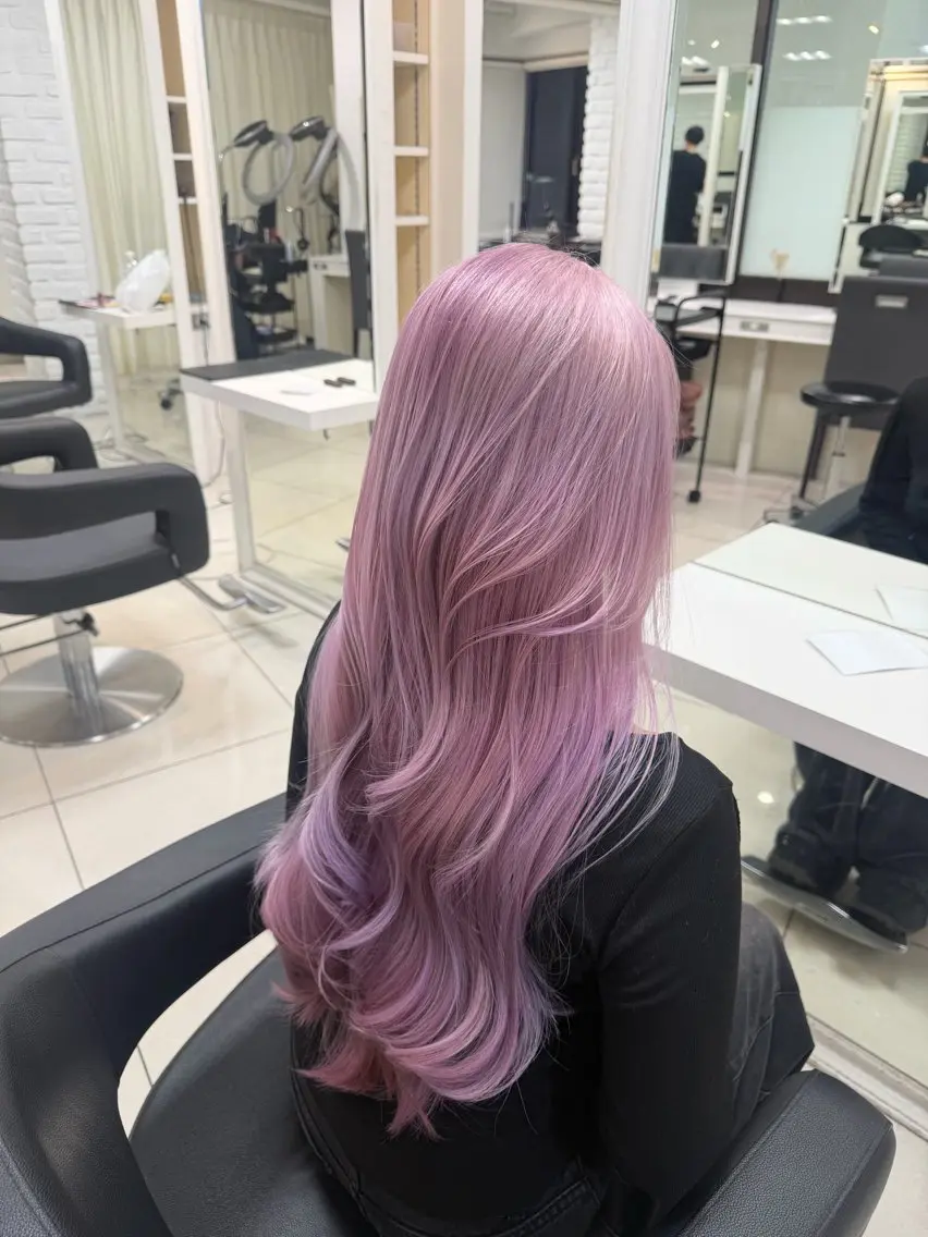 全頭ブリーチ1回⚡️➕プレミアムカラー🎀の写真