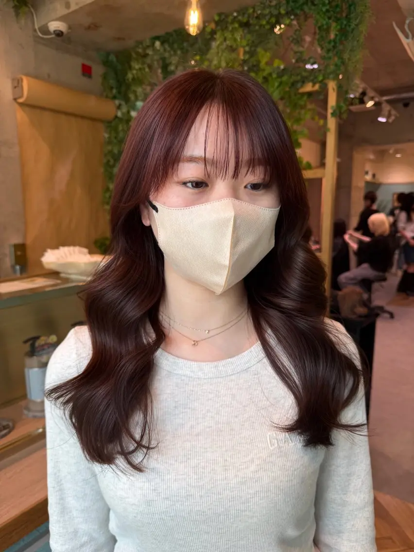 ロング カラー カット ヘアカラー トリートメント ♥️ダブルカラー/ 髪質改善/優希/大宮のヘアスタイル