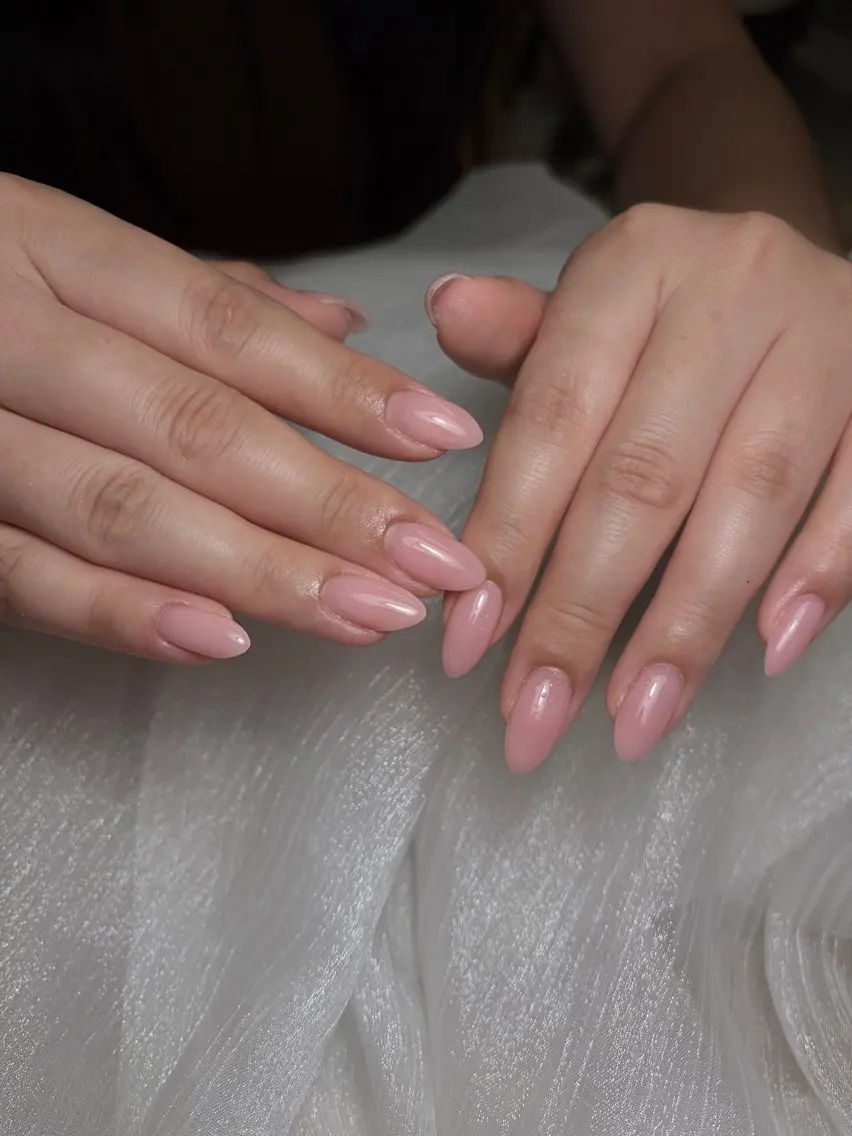ネイル ハンドネイル ユリ🎀長さだし/ パラジェル/持ち込みのネイルデザイン