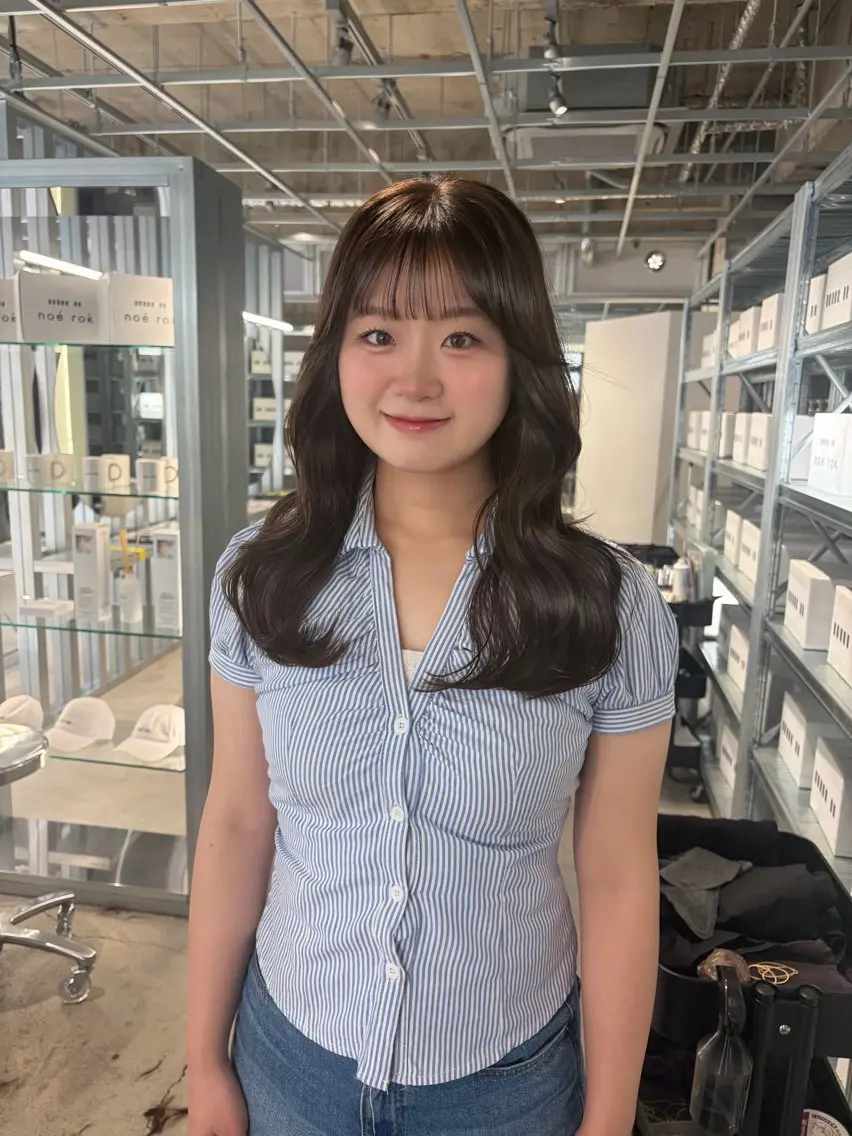 セミロング カラー カット ヘアカラー トリートメント ダブルカラー/レイヤ ーカット 🤍ゆきなのヘアスタイル