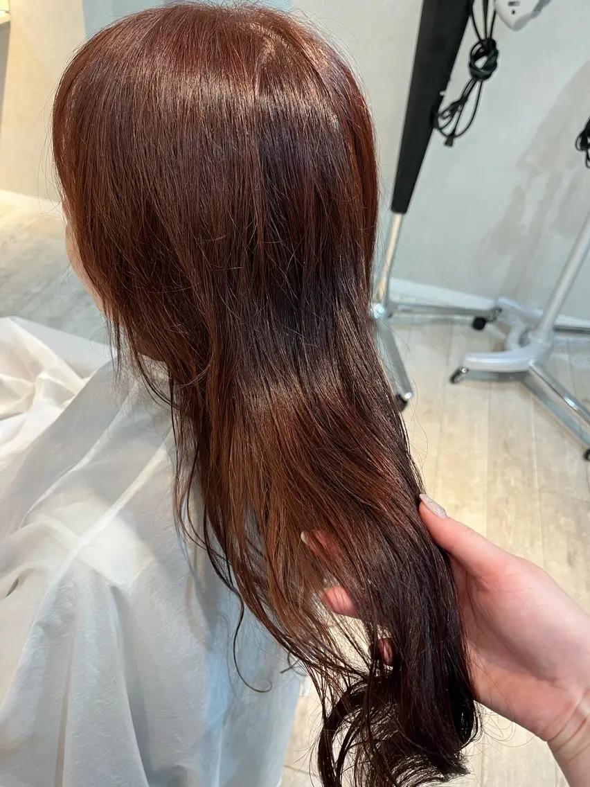 カラー ヘアカラー トリートメント 山口 留奈のヘアスタイル