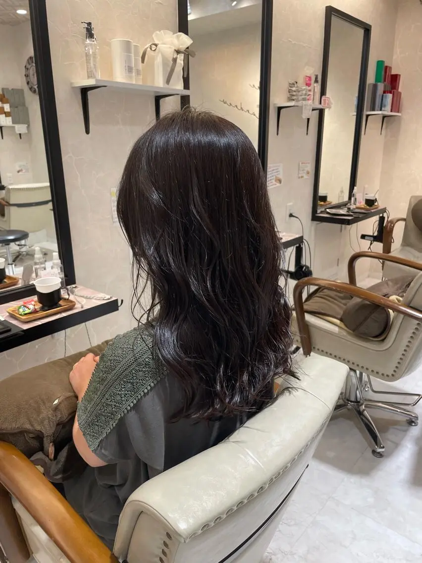 カット+カラー+パーマ+トリートメント&ヘアスタイリング付きの写真
